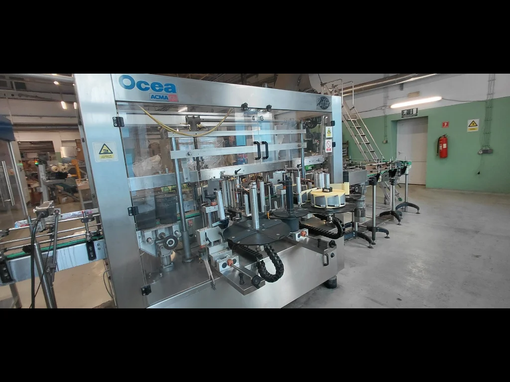 Used Ocea labeller machine - year 2003